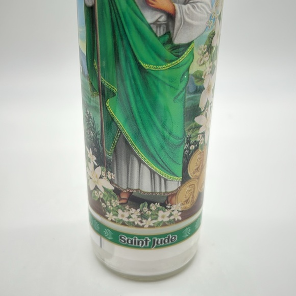 San Judas Tadeo 8” Prayer Candle – Saint Jude Religious Devotional Veladora NWT - Picture 3 of 7
